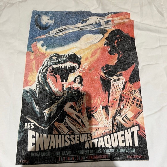 Brandy Melville Marina Envahisseurs Attaquent Dinosaur - Picture 3 of 7